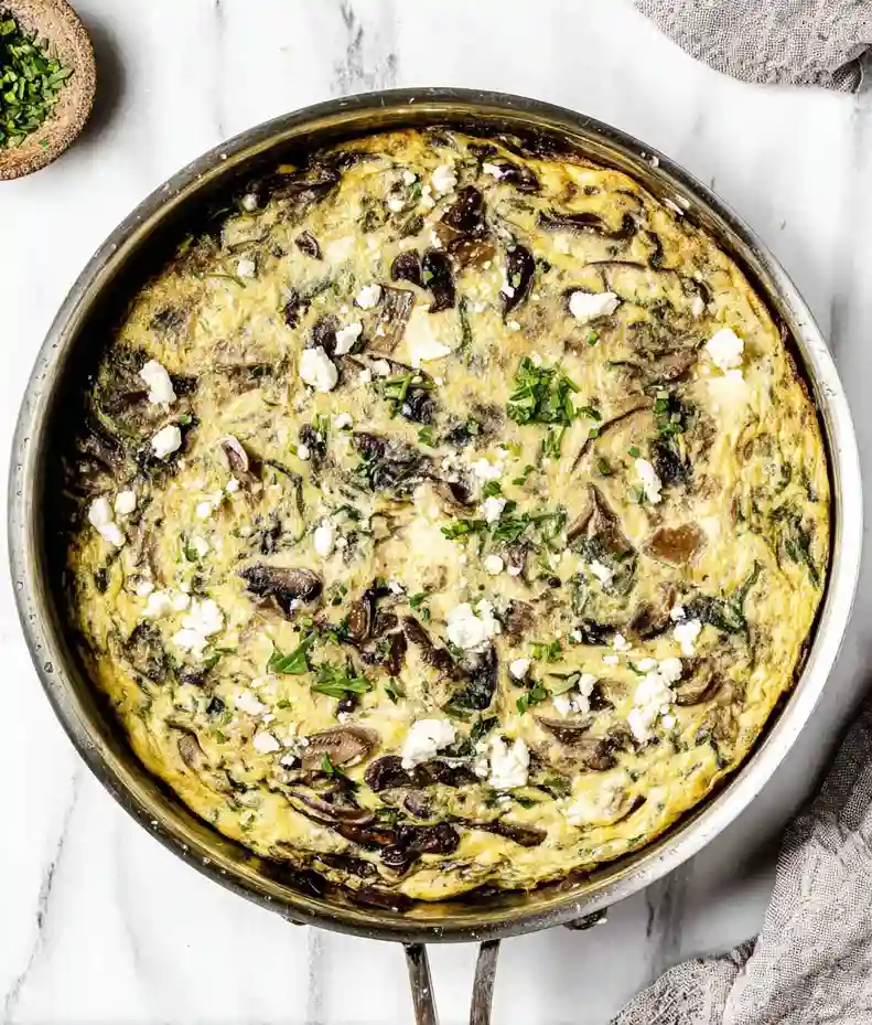 Easy Mushroom Frittata Recipe