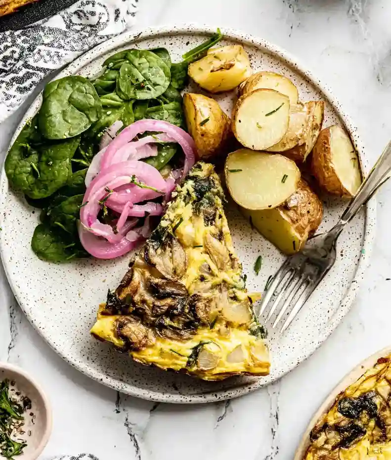 Easy Mushroom Frittata Recipe