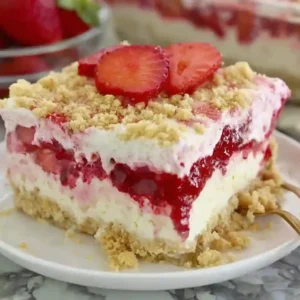 Easy No Bake Strawberry Dessert