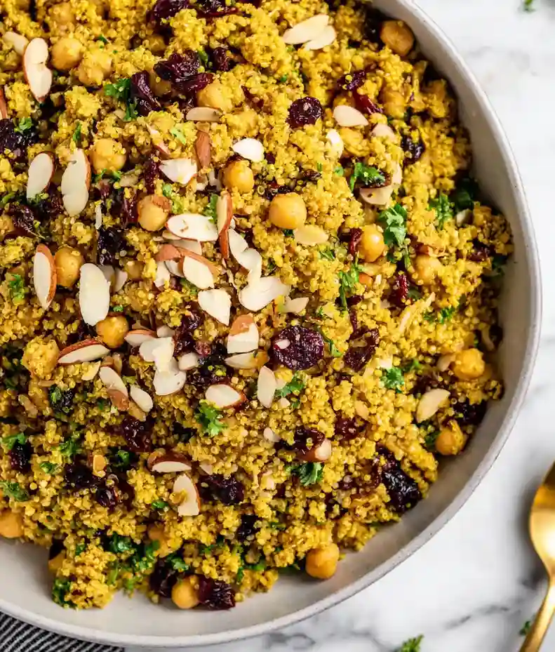Easy One Pot Chickpea Quinoa Salad