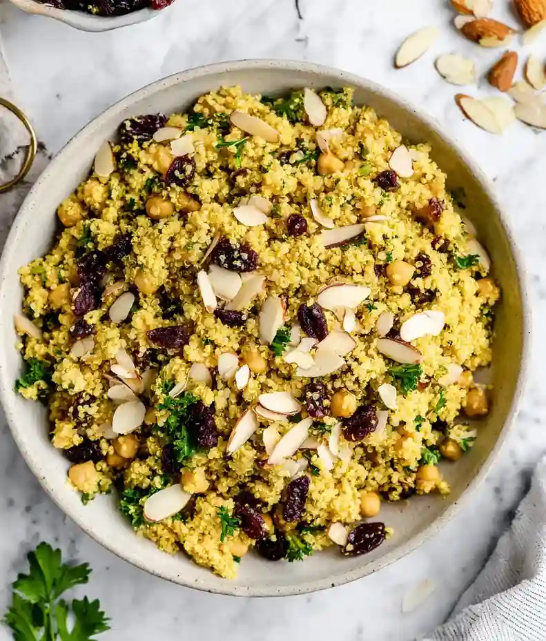 Easy One Pot Chickpea Quinoa Salad