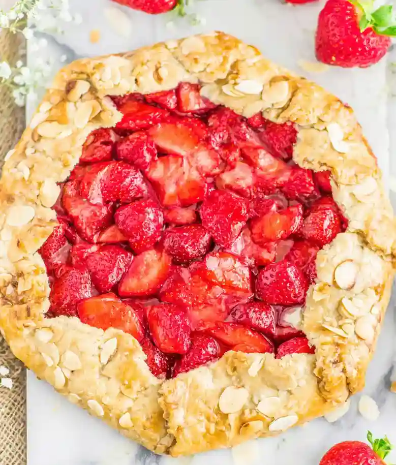 Easy Strawberry Galette Recipe