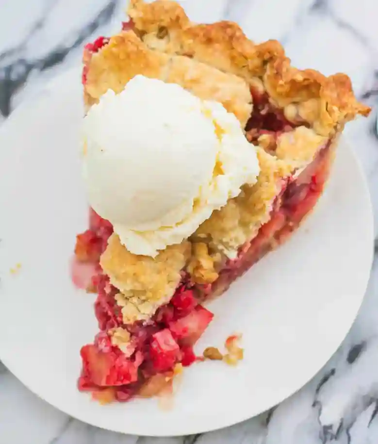 Easy Strawberry Rhubarb Pie Recipe