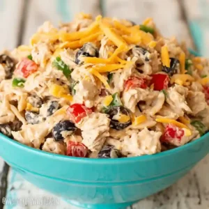 Easy Taco Chicken Pasta Salad