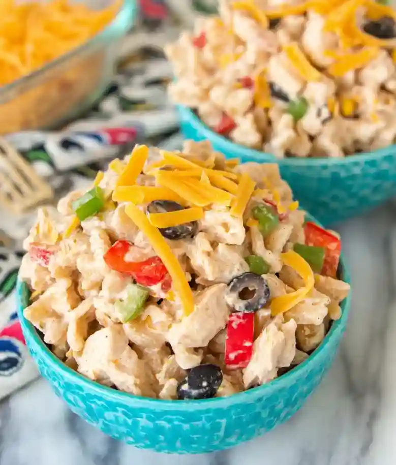 Easy Taco Chicken Pasta Salad