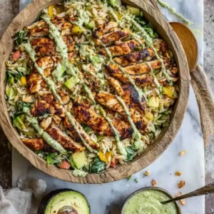 Flavorful Pesto Chicken Orzo Salad