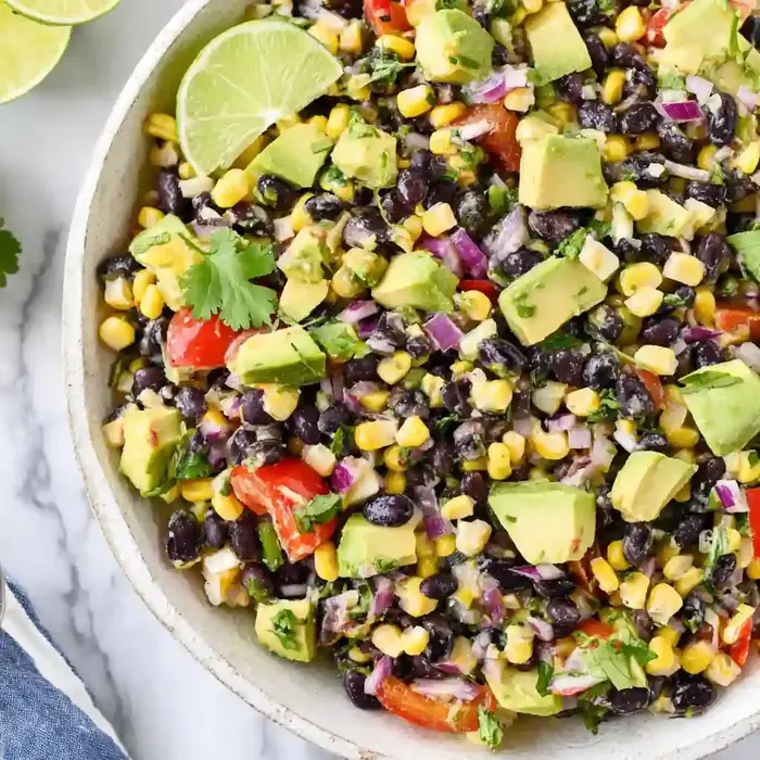Fresh Black Bean and Corn Salad