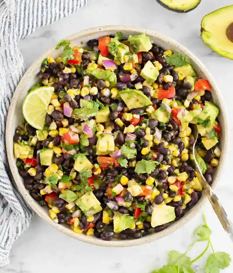 Fresh Black Bean and Corn Salad