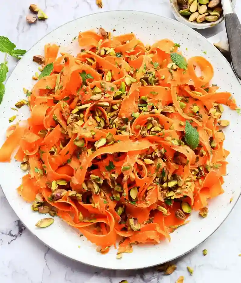 Fresh Carrot Ribbon Salad Recipe