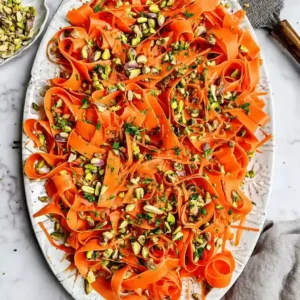 Fresh Carrot Ribbon Salad Recipe