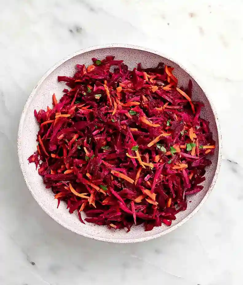 Fresh Grated Carrot Beet Salad