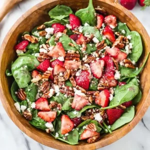 Fresh Spinach Strawberry Salad Recipe