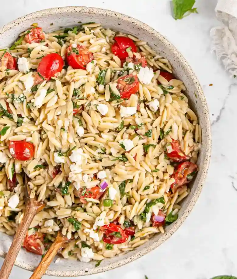 Fresh Summer Orzo Pasta Salad