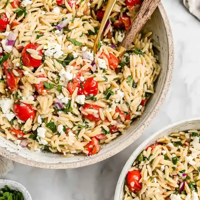 Fresh Summer Orzo Pasta Salad