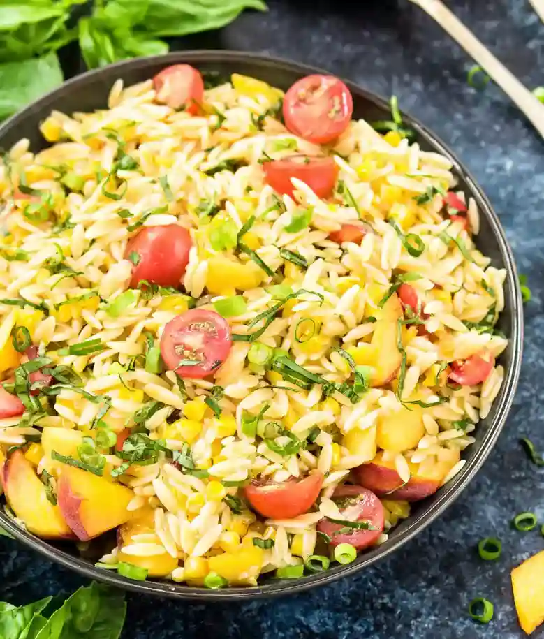 Fresh Summer Vegetable Orzo Salad