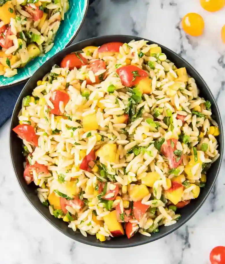 Fresh Summer Vegetable Orzo Salad