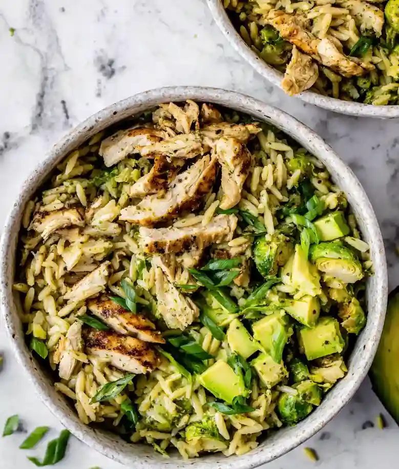 Grilled Chicken Orzo Salad Recipe