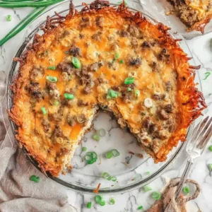 Hash Brown Crusted Quiche Recipe