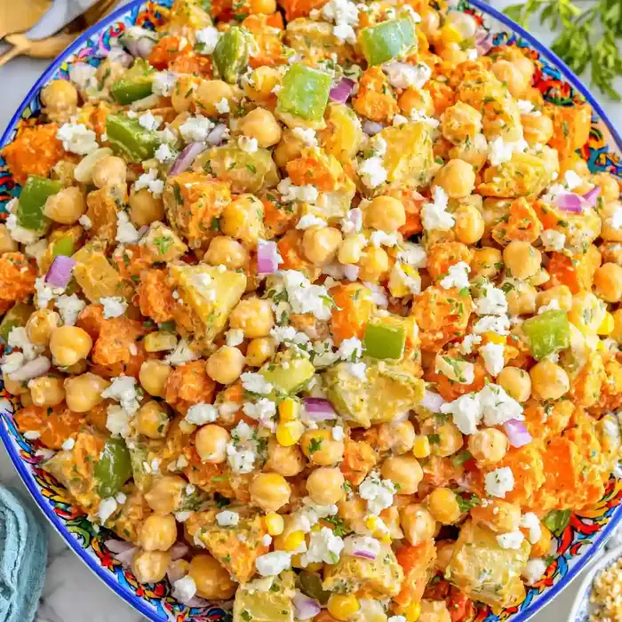 Healthy Chickpea Sweet Potato Salad