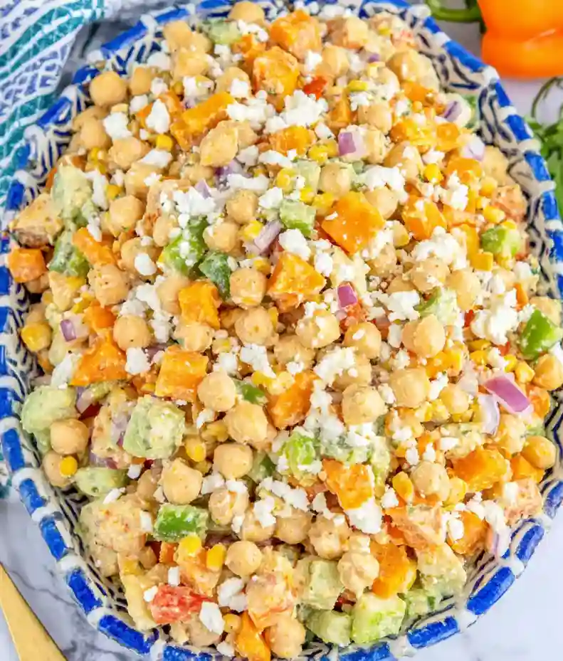 Healthy Chickpea Sweet Potato Salad