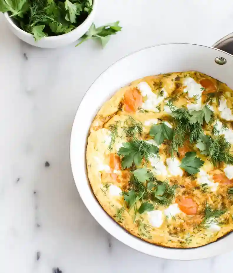 Healthy Smoked Salmon Frittata Recipe