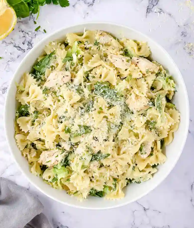 Herby Lemon Chicken Pasta Salad Recipe