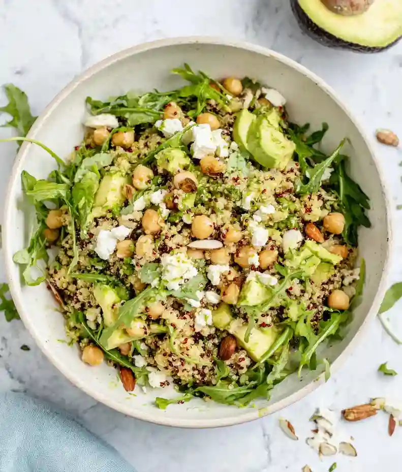 High Protein Chickpea Salad Recipe