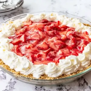 Homemade Strawberry Cream Cheese Pie
