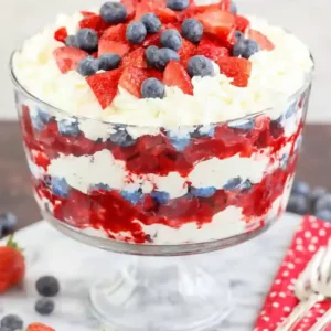 Irresistible Red Velvet Berry Trifle