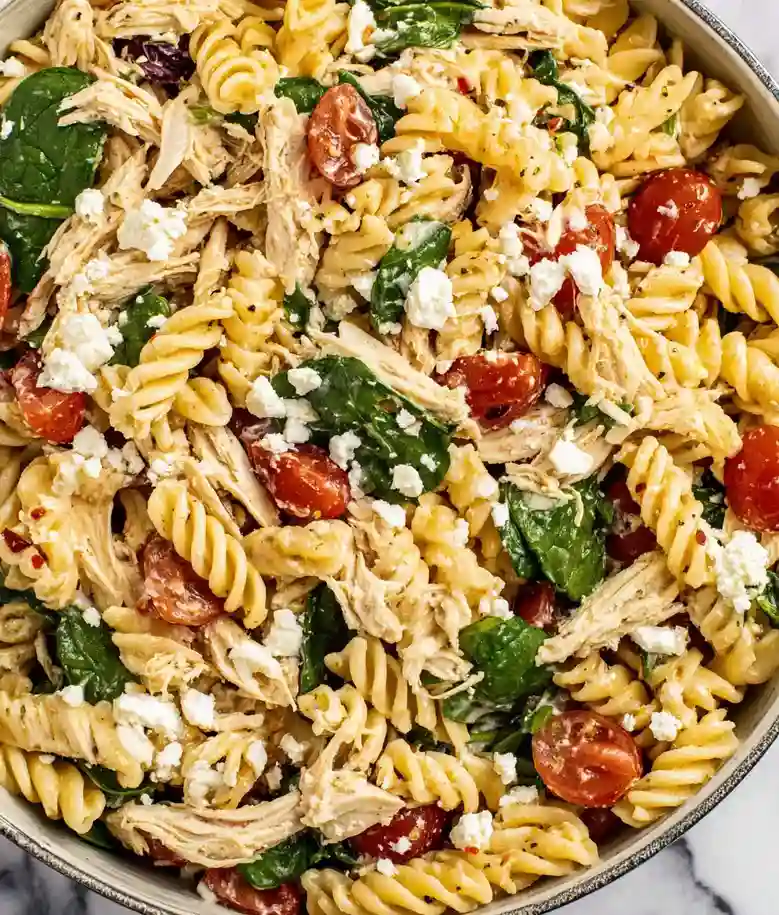 Juicy Pasta Salad with Chicken