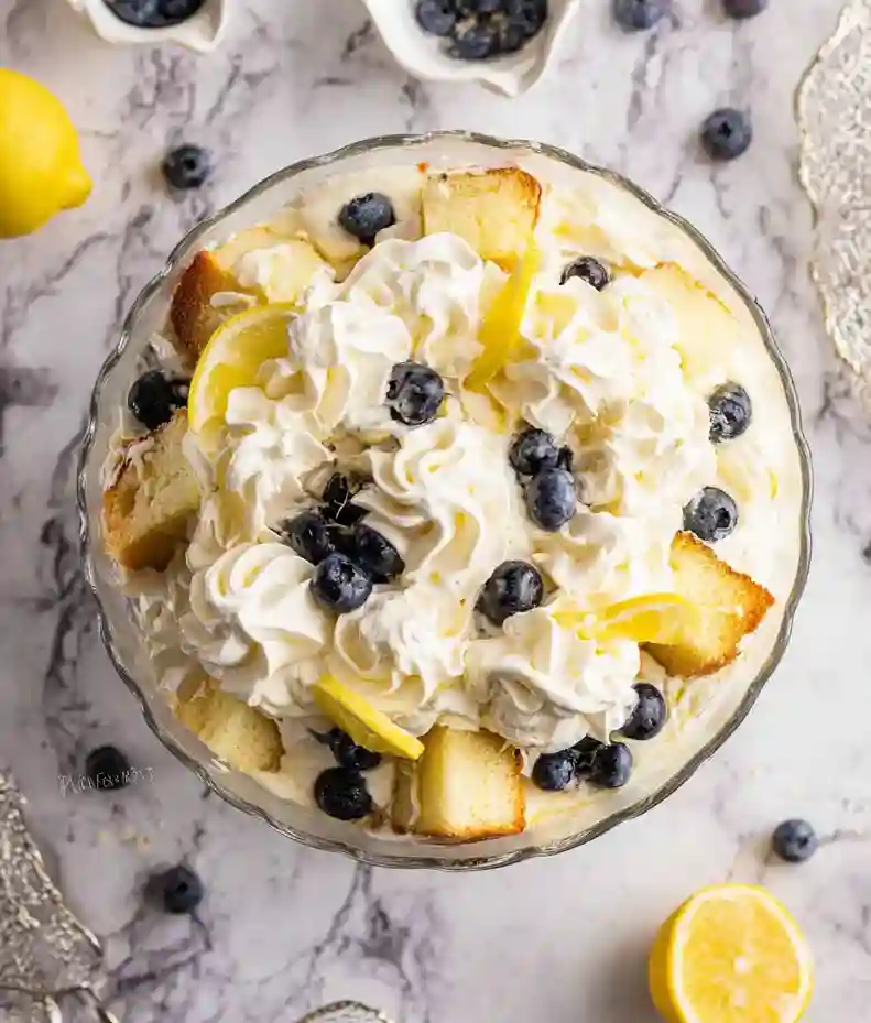 Lemon Berry Trifle Dessert Recipe