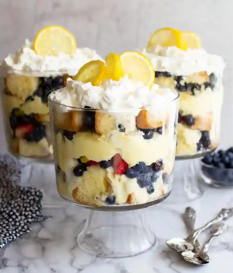 Lemon Berry Trifle Dessert Recipe