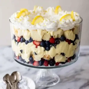 Lemon Berry Trifle Dessert Recipe