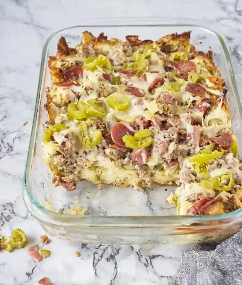 Make Ahead Italian Sub Casserole