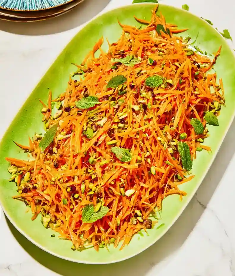 Mediterranean Carrot Salad with Dates