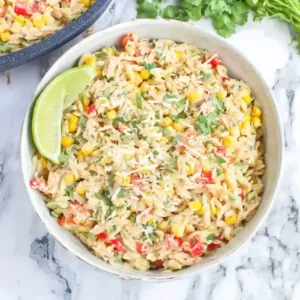 Mexican Street Corn Orzo Salad