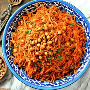 Moroccan Carrot Chickpea Salad Recipe