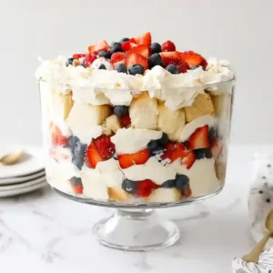 No Bake Cheesecake Berry Trifle