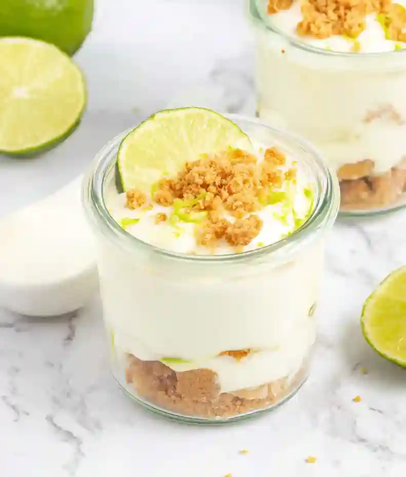 No Bake Key Lime Pie Trifles