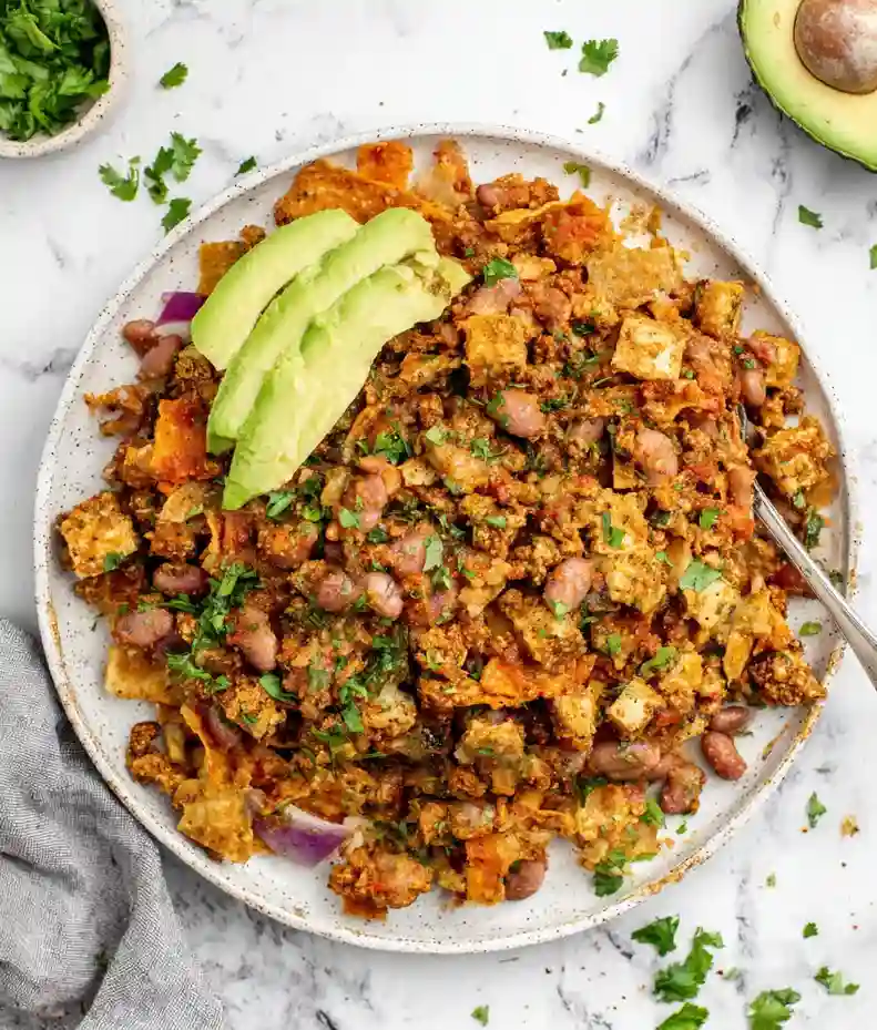 Plant Based Vegan Chilaquiles Recipe