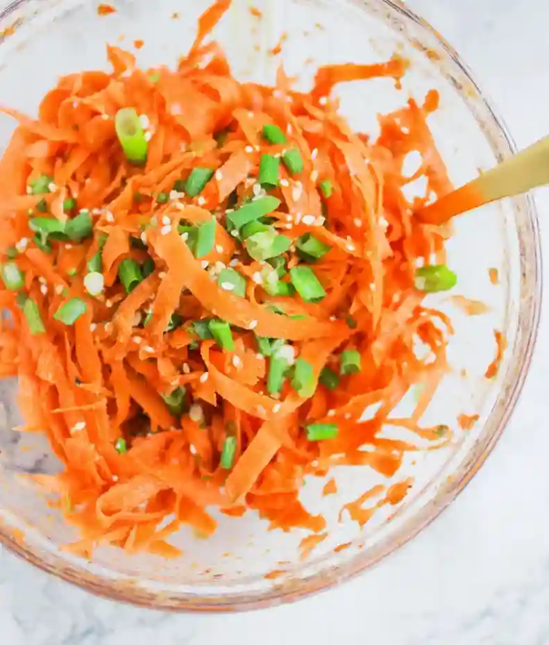 Quick Ginger Soy Carrot Salad