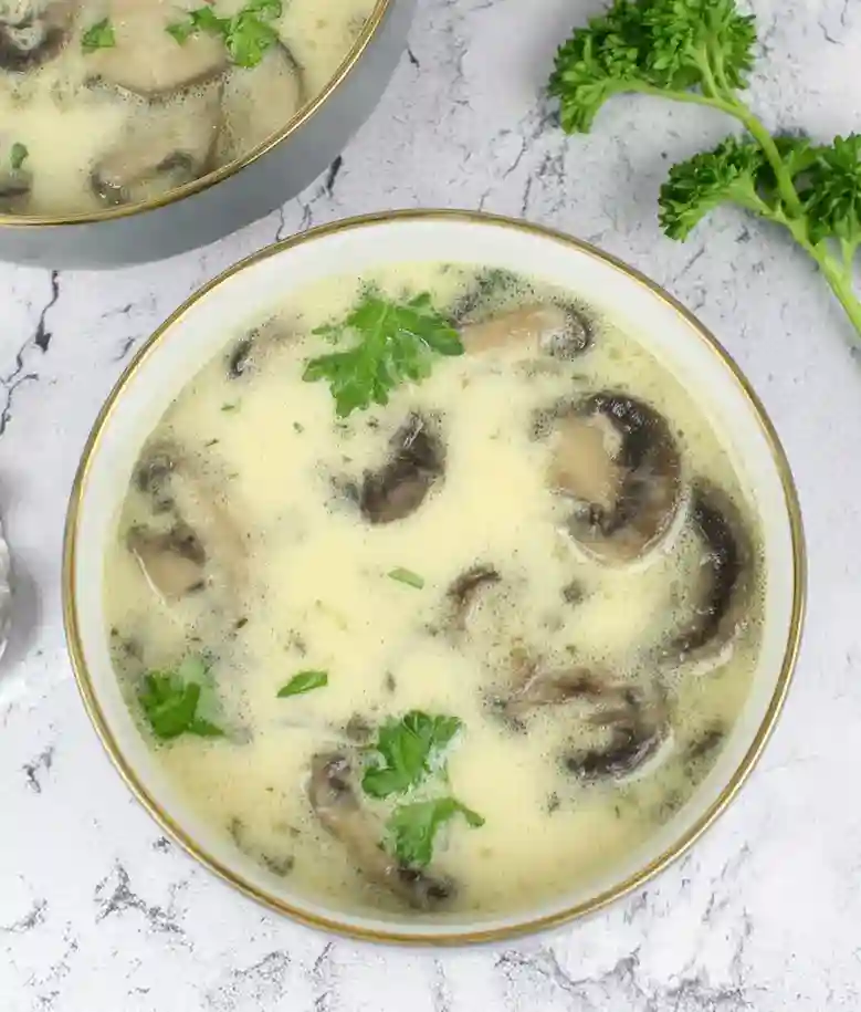 quick ham mushroom soup recipe