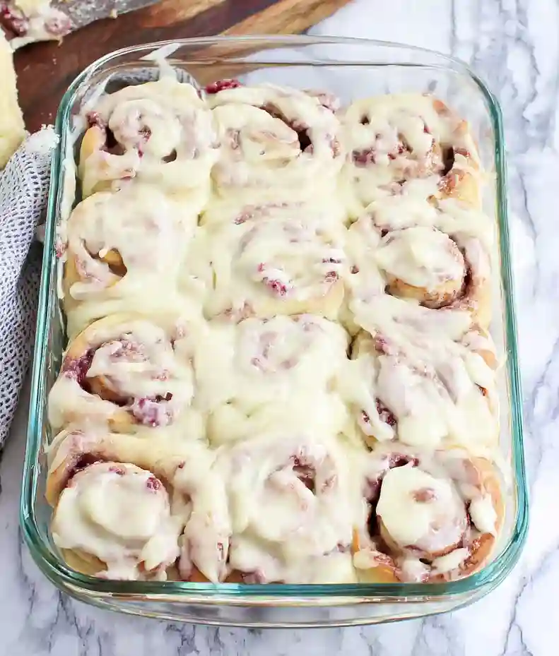 Raspberry Sweet Rolls for Brunch