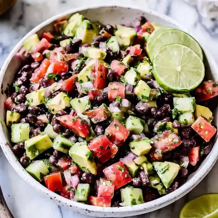 Refreshing Black Bean Avocado Salad