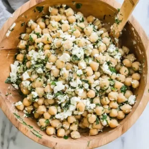 Refreshing Chickpea Salad with Feta