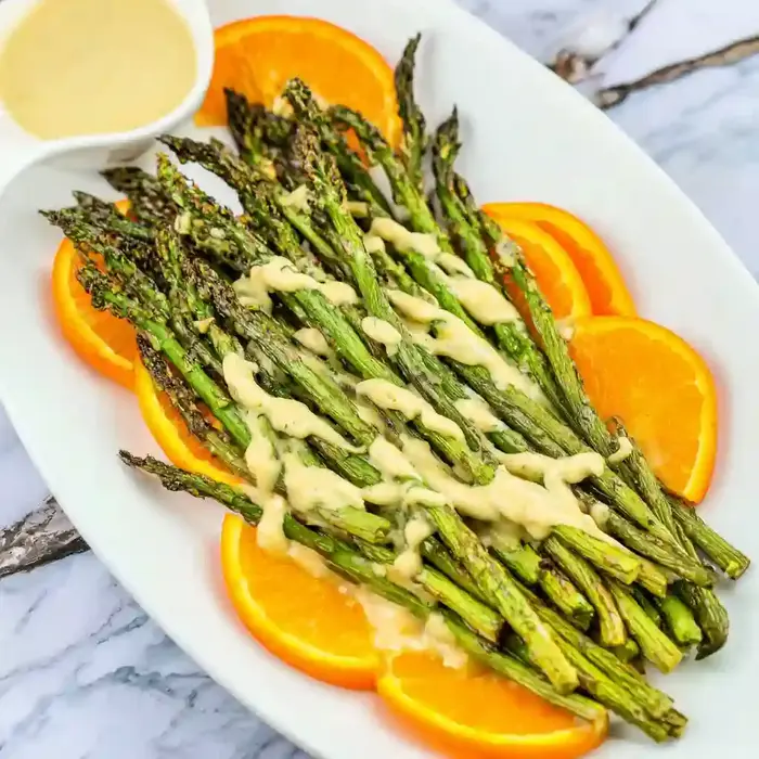 Roasted Asparagus with Orange Glaze