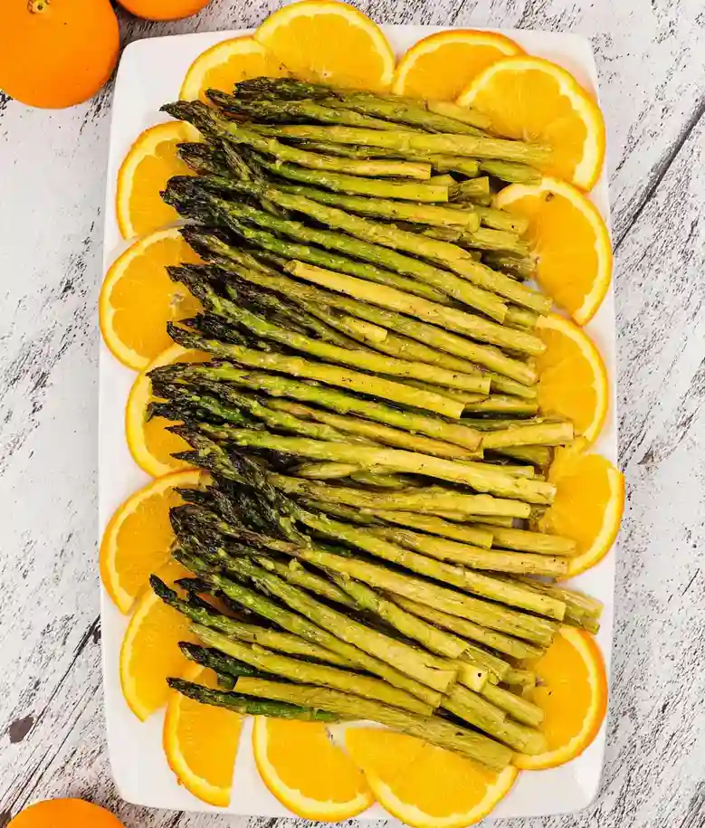 Roasted Asparagus with Orange Glaze