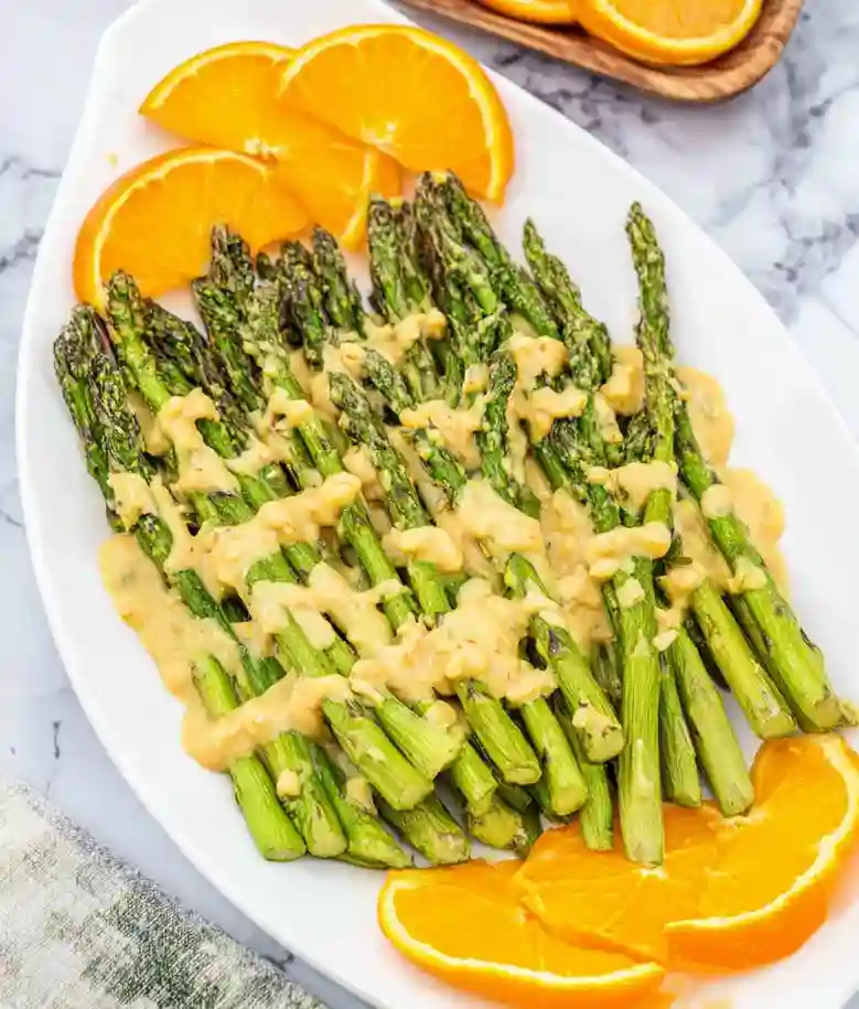 Roasted Asparagus with Orange Glaze