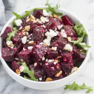 Roasted Beet Salad with Orange Vinaigrette