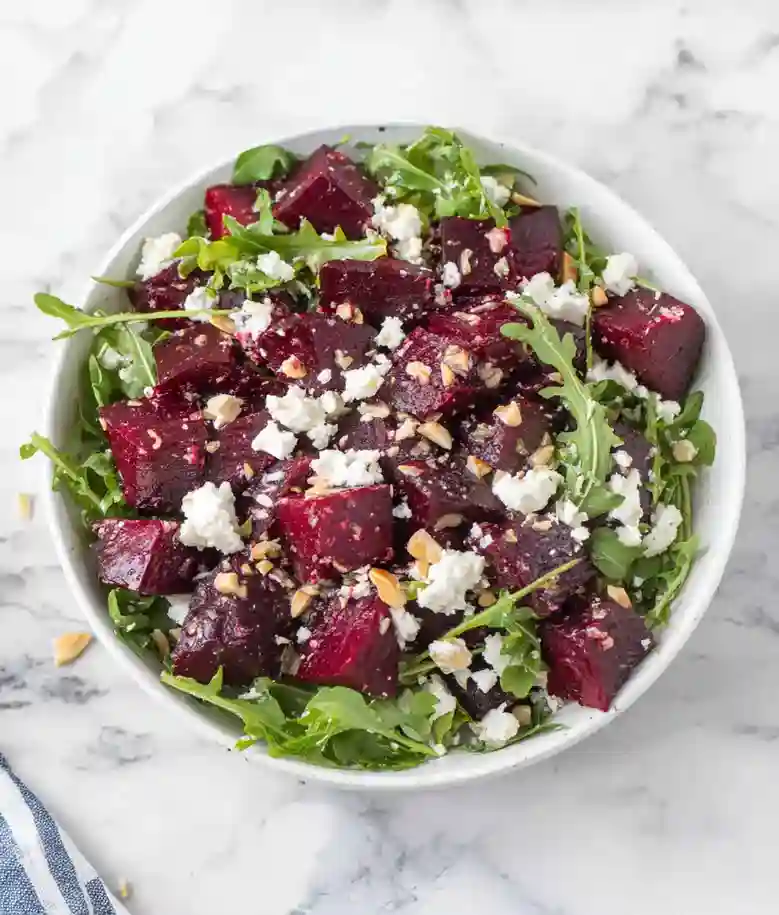 Roasted Beet Salad with Orange Vinaigrette
